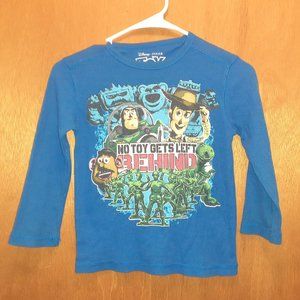 Toy Story 3 No Toy Gets Left Behind Long Sleeve Tee Shirt